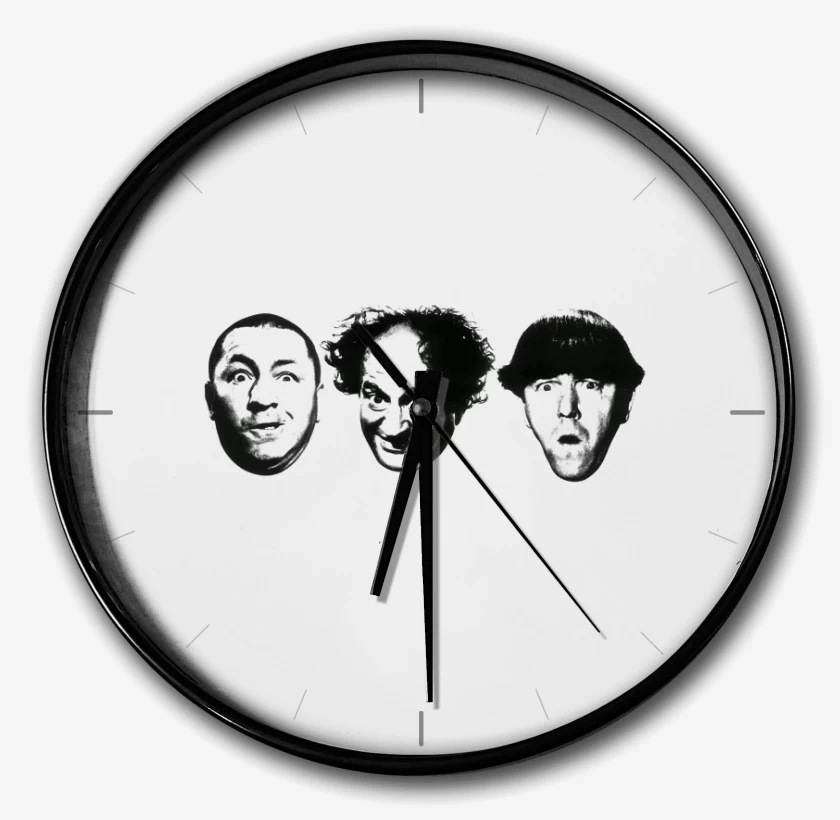 Reloj Blanco de Tres chiflados