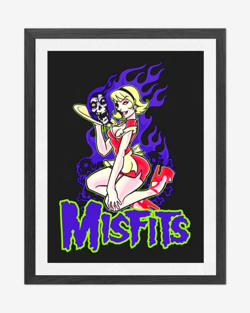 Cuadro decorativo Negro de Misfits 3