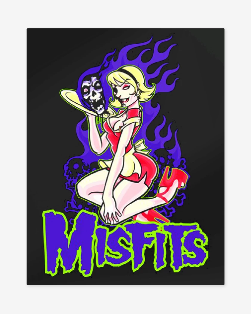 Print metalico Negro de Misfits 3