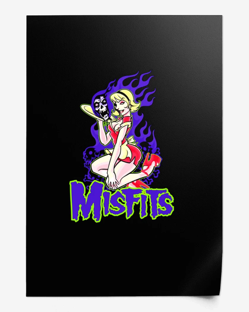 Print Negro de Misfits 3