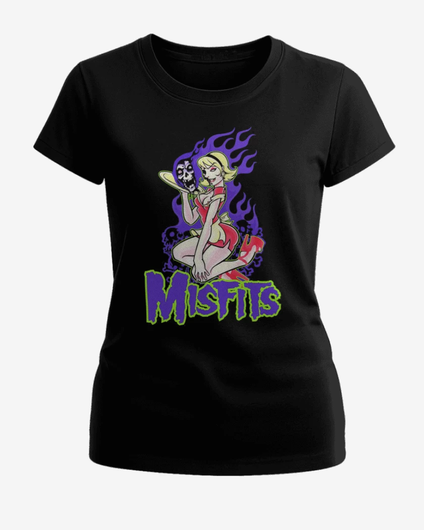 Polera de Mujer Negro de Misfits 3