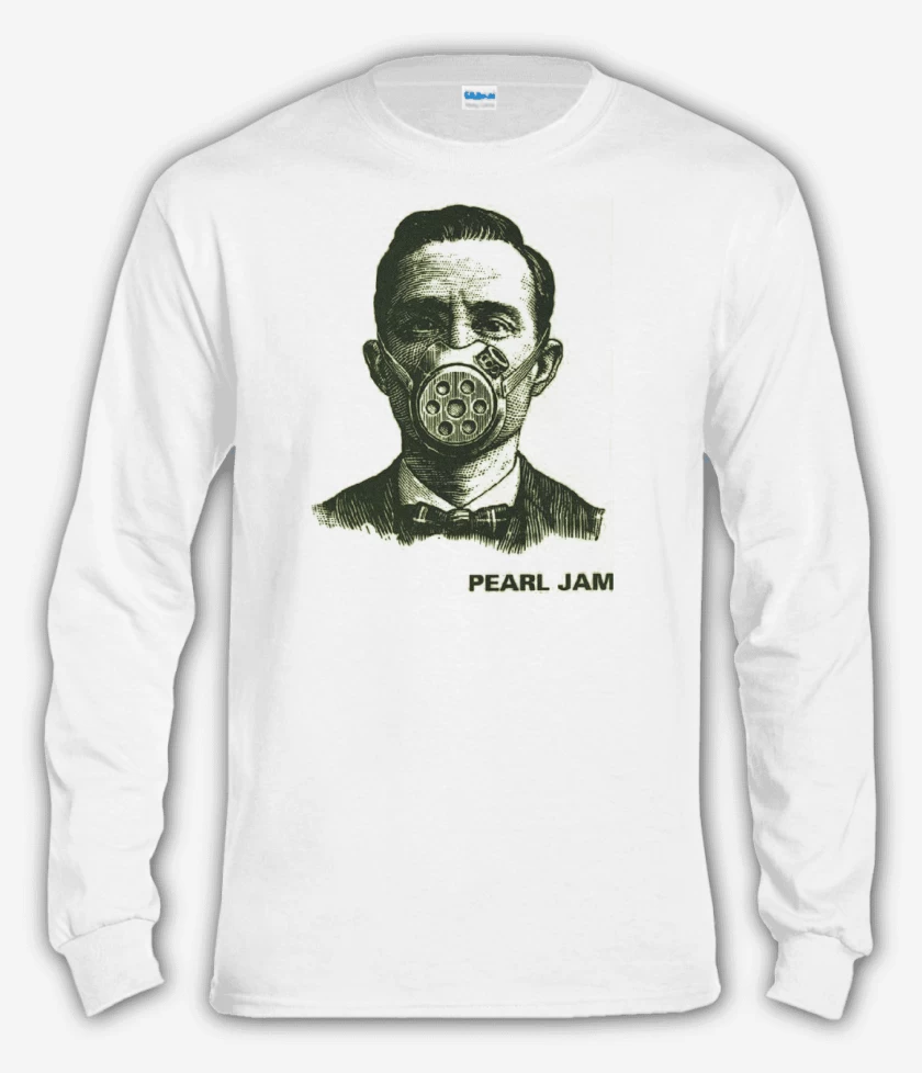 Polera manga larga Blanco de Pearl Jam 2 