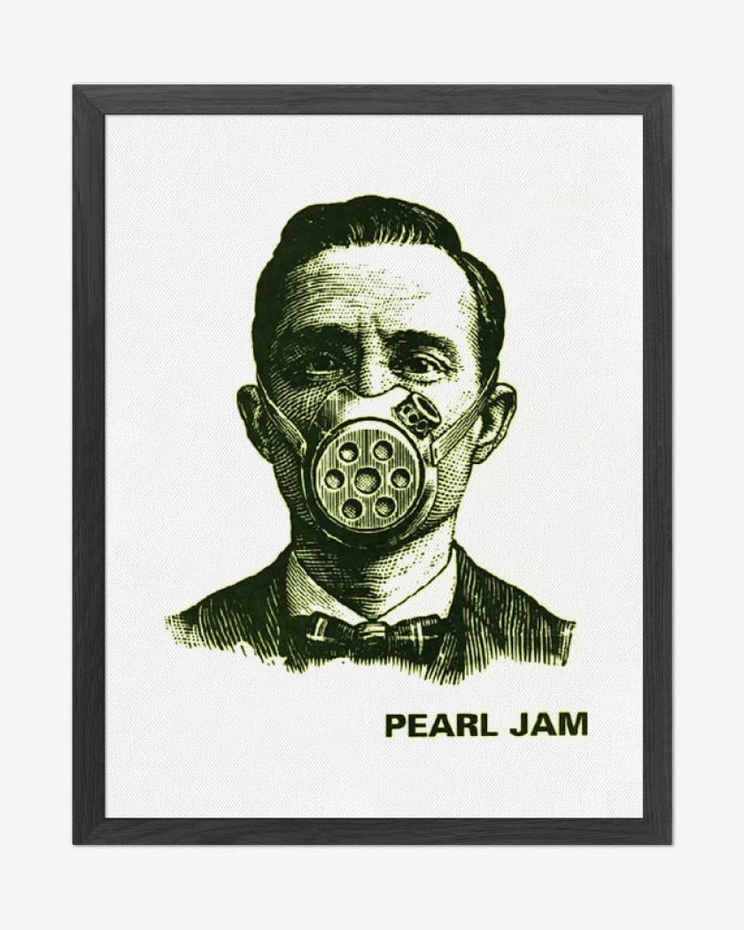Cuadro decorativo Blanco de Pearl Jam 2 