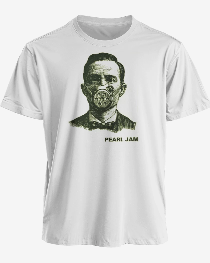Polera premium Blanco de Pearl Jam 2 