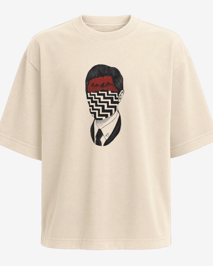 Polera Oversize Beige de Twin Peaks