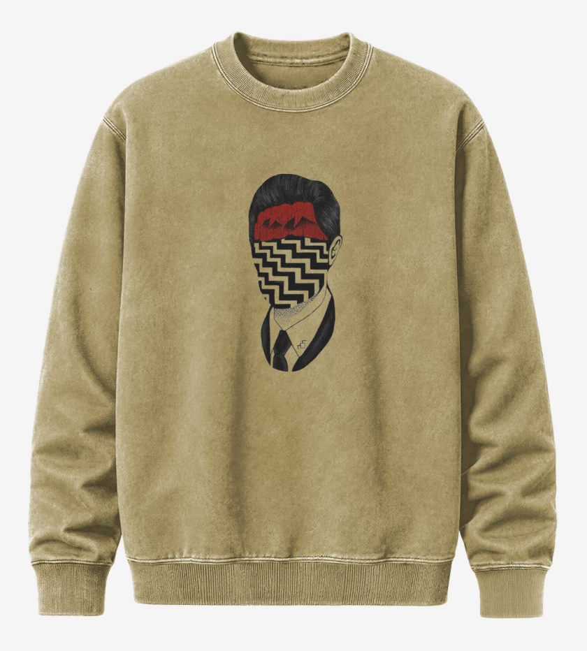 Poleron Polo Acid Wash Beige de Twin Peaks