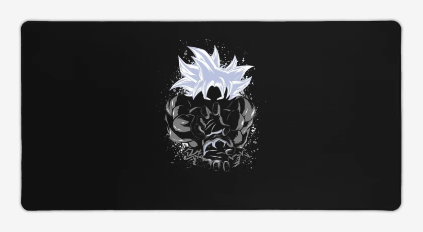 Mouse pad Gamer Negro de Goku hame ha