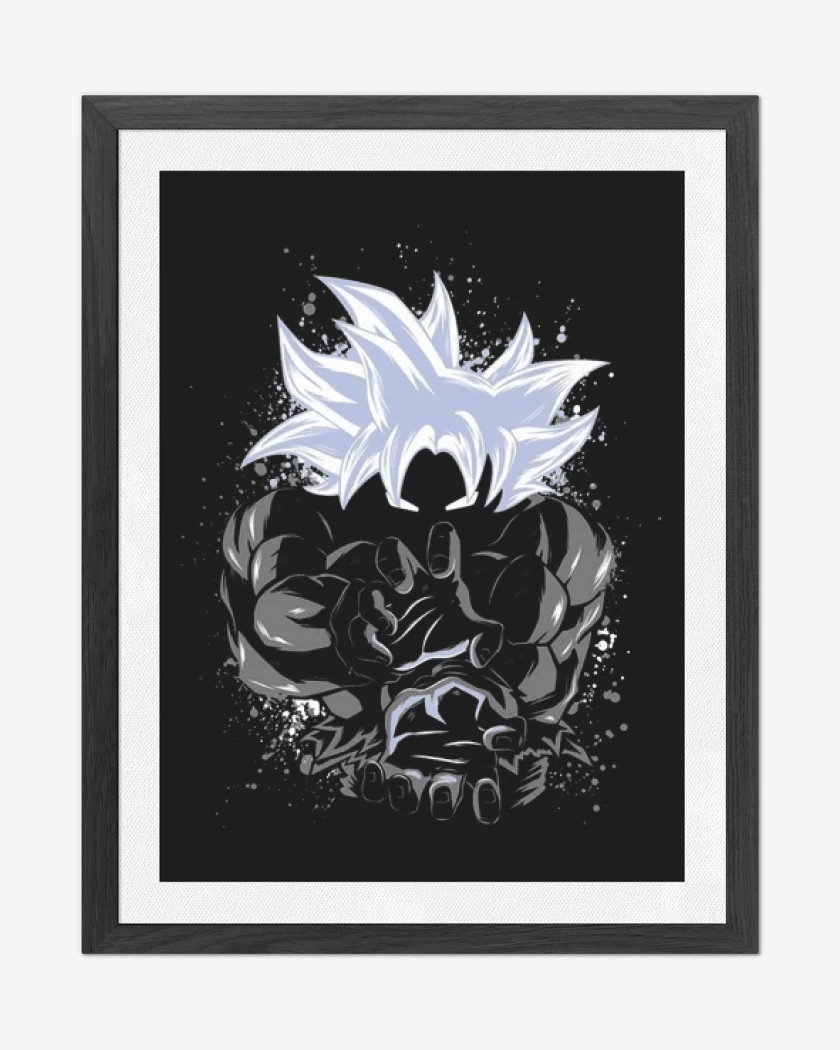 Cuadro decorativo Negro de Goku hame ha