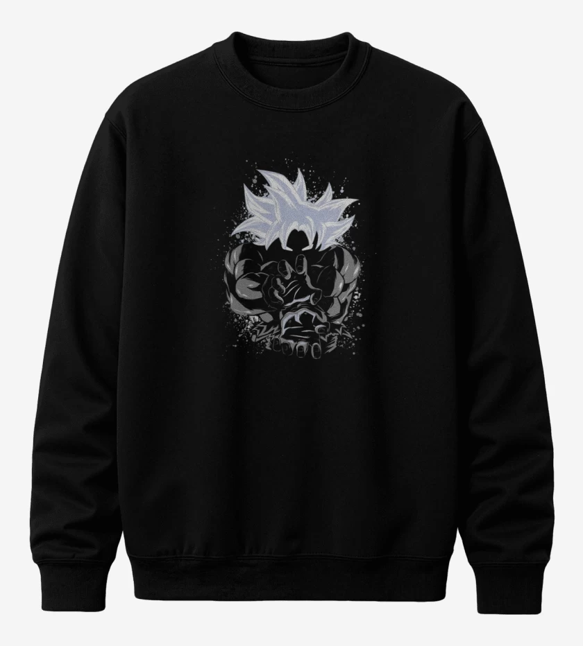 Poleron polo Negro de Goku hame ha