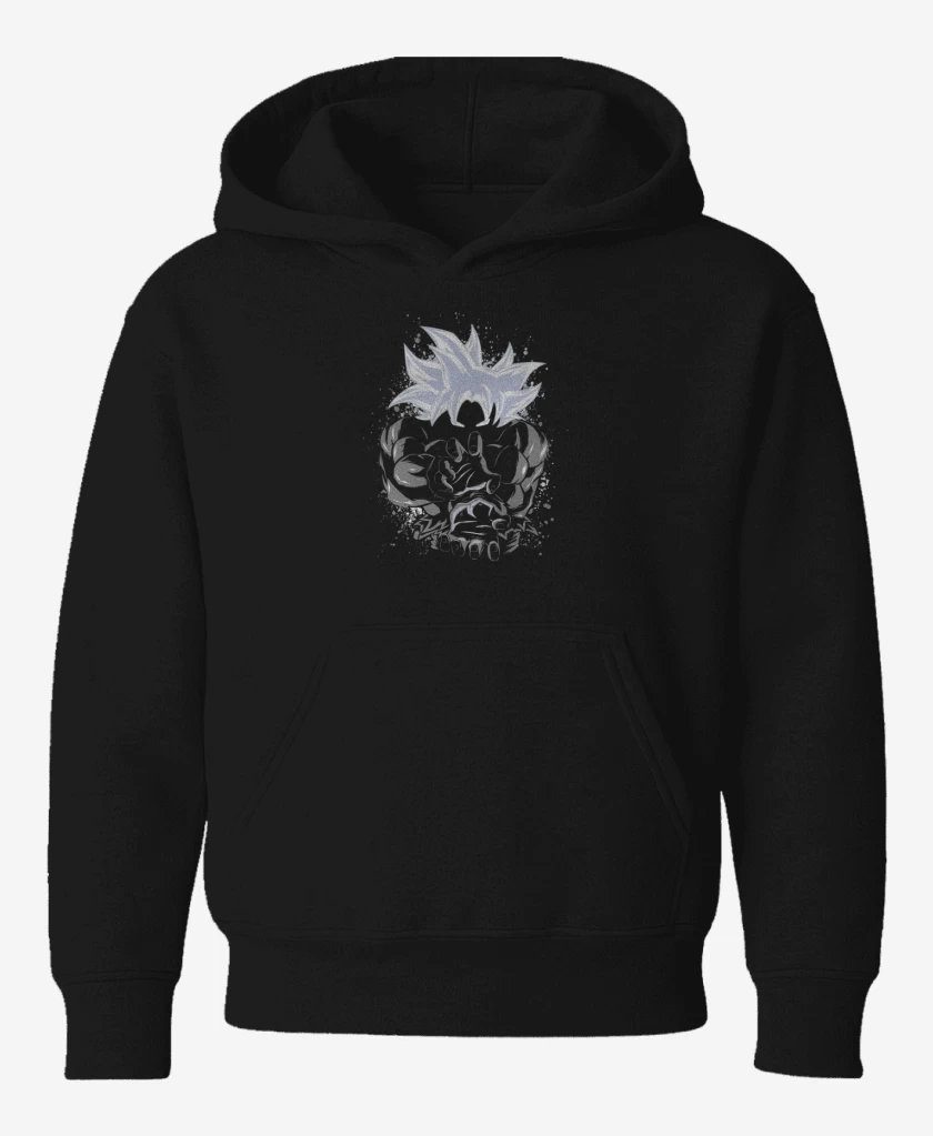Poleron de niño Negro de Goku hame ha