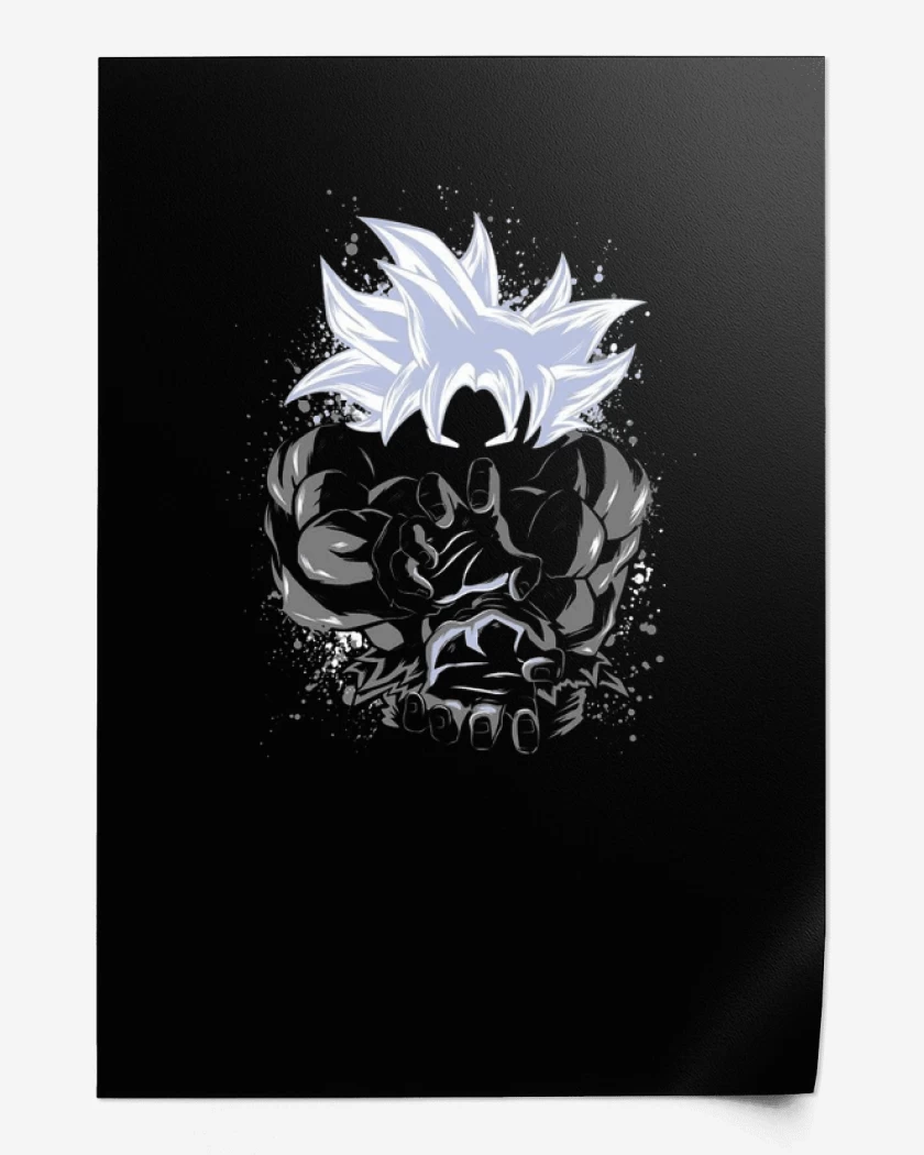 Print Negro de Goku hame ha