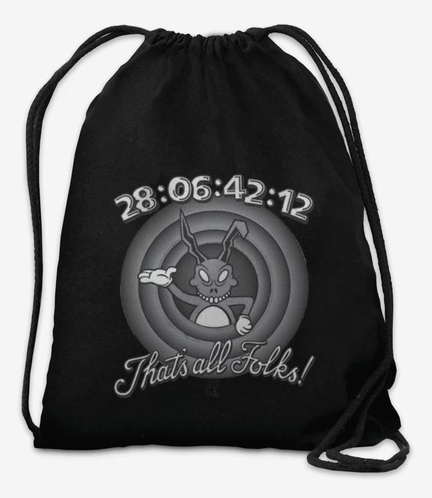 Mochila Negro de Conejo Darko Looney