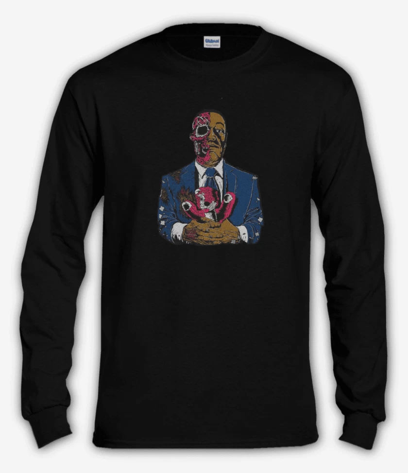 Polera manga larga Negro de Dead gus fring