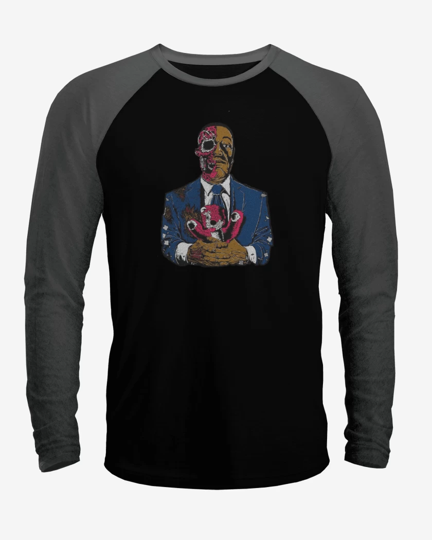 Polera Raglan Negro / Negro Heather de Dead gus fring