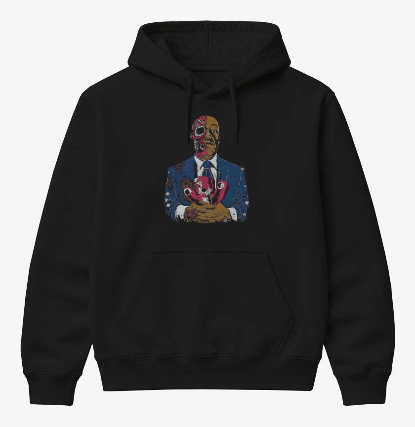 Poleron Canguro básico Negro de Dead gus fring