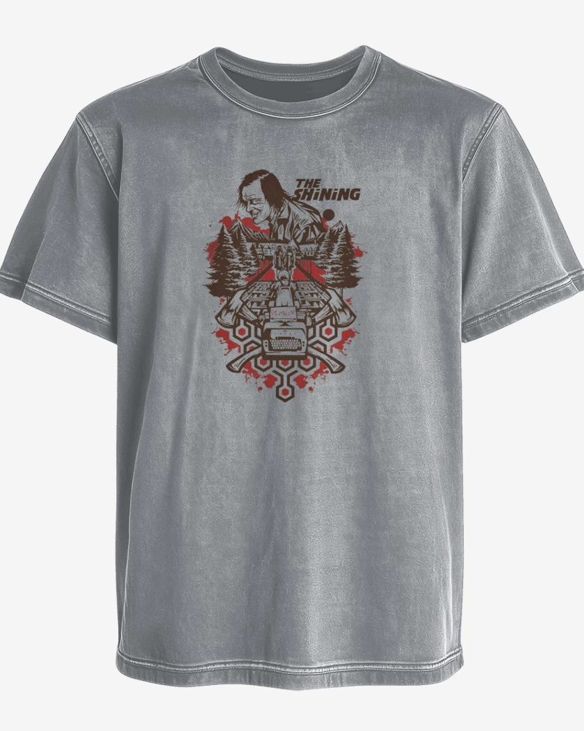 Polera desgastada Gris Melange de El resplandor laberinto