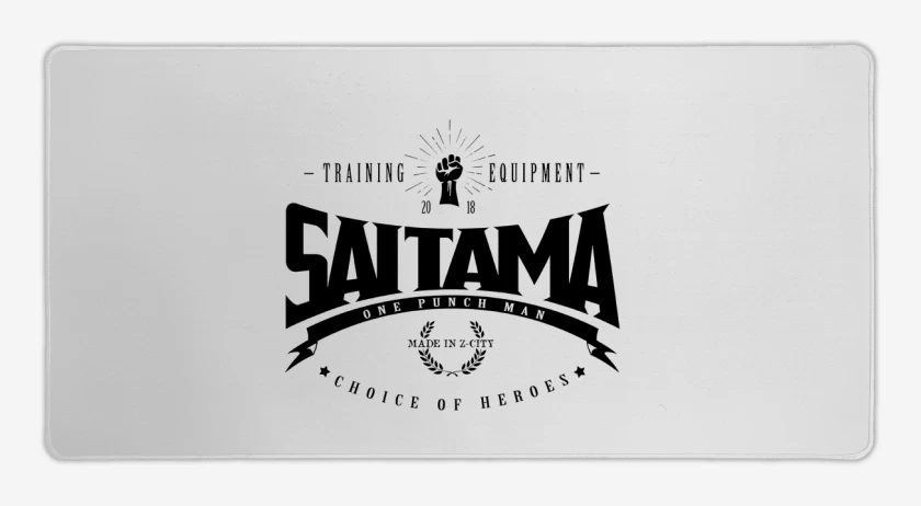 Mouse pad Gamer Saitama Training equipment