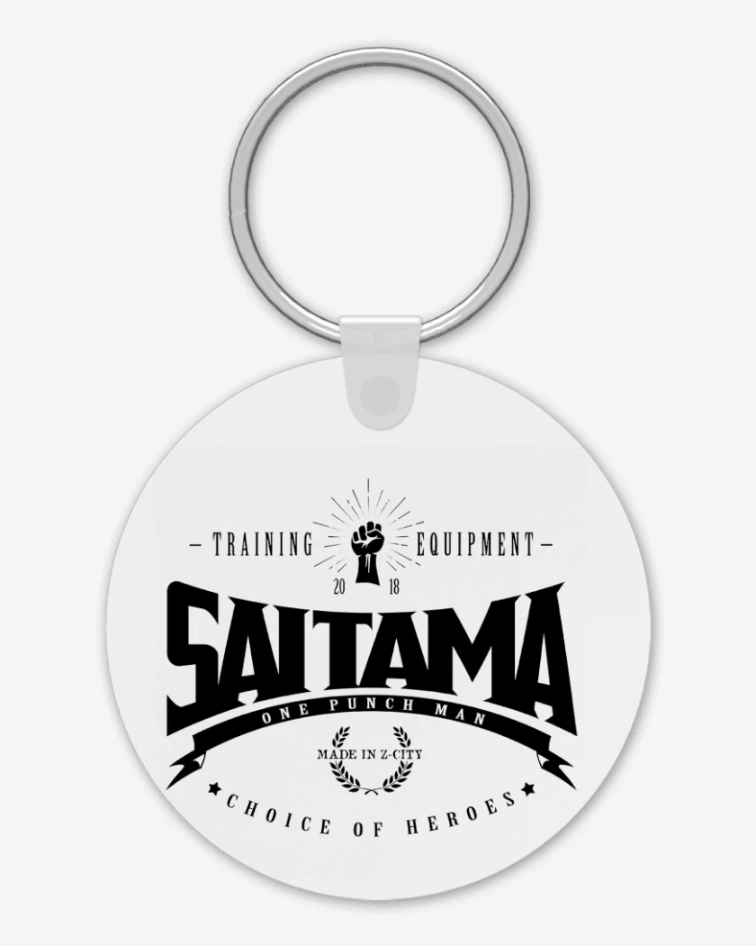 Llavero Saitama Training equipment
