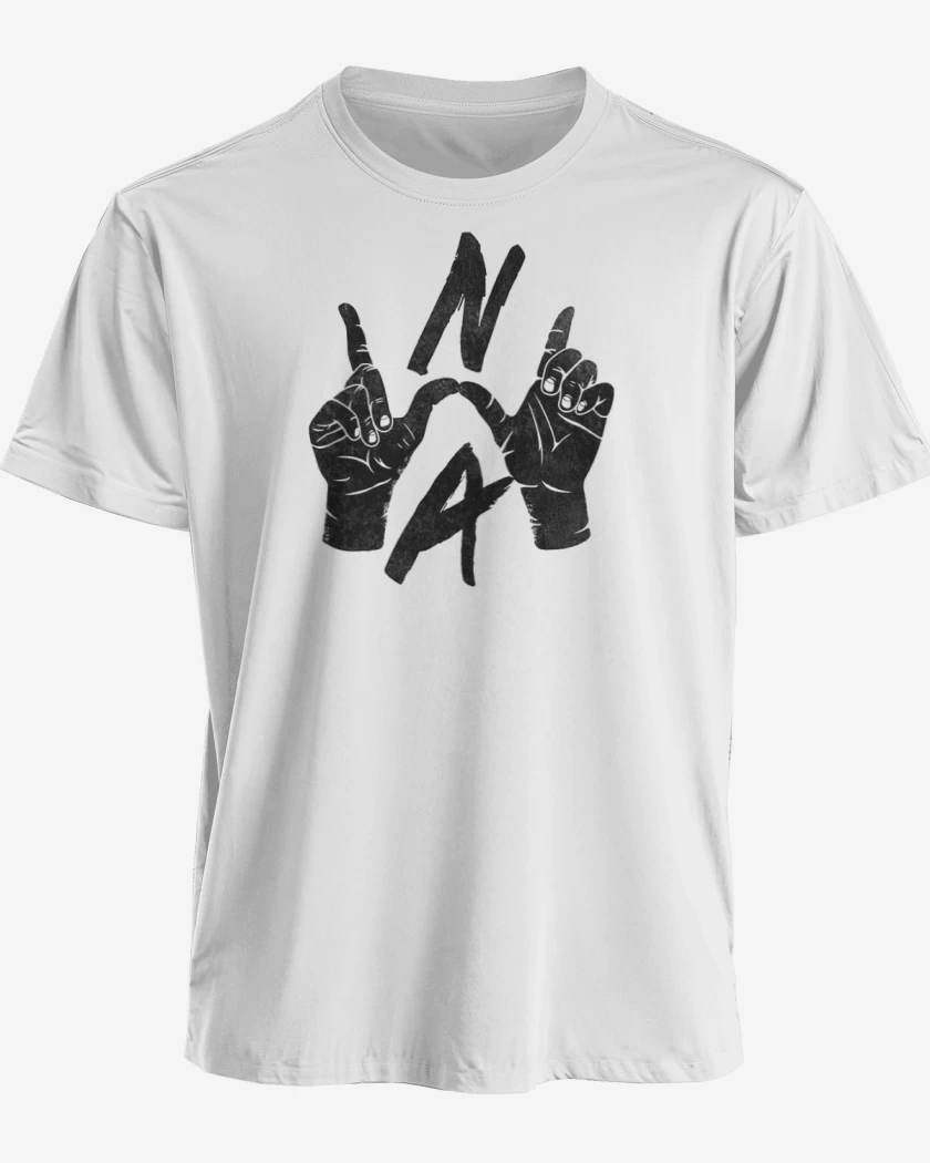 Polera premium Blanco de N.W.A