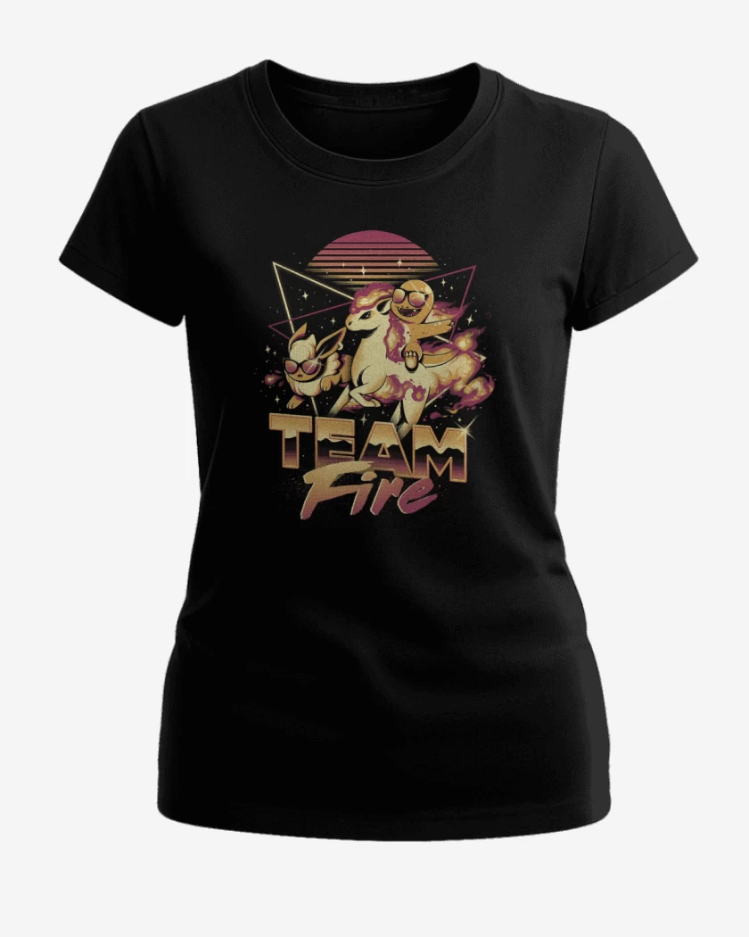 Polera de Mujer Negro de Team Fire