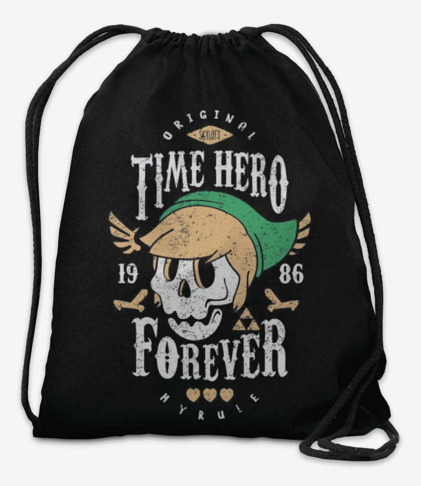 Mochila Negro de Time Hero
