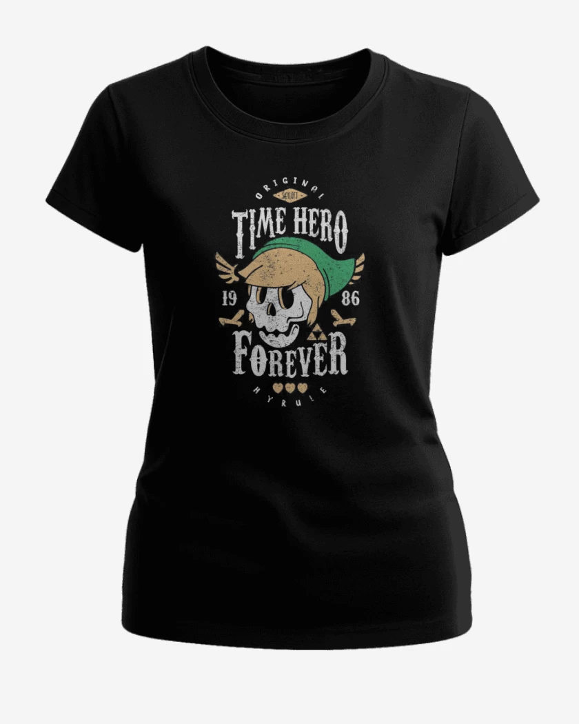 Polera de Mujer Negro de Time Hero