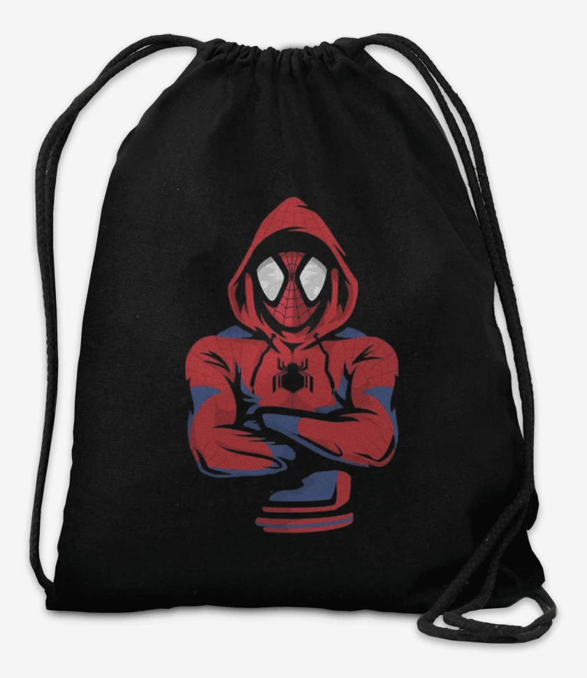 Mochila Negro de Spider Boy 
