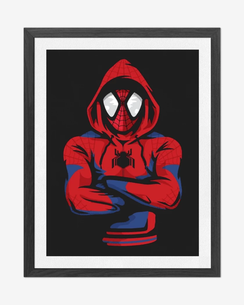 Cuadro decorativo Negro de Spider Boy 