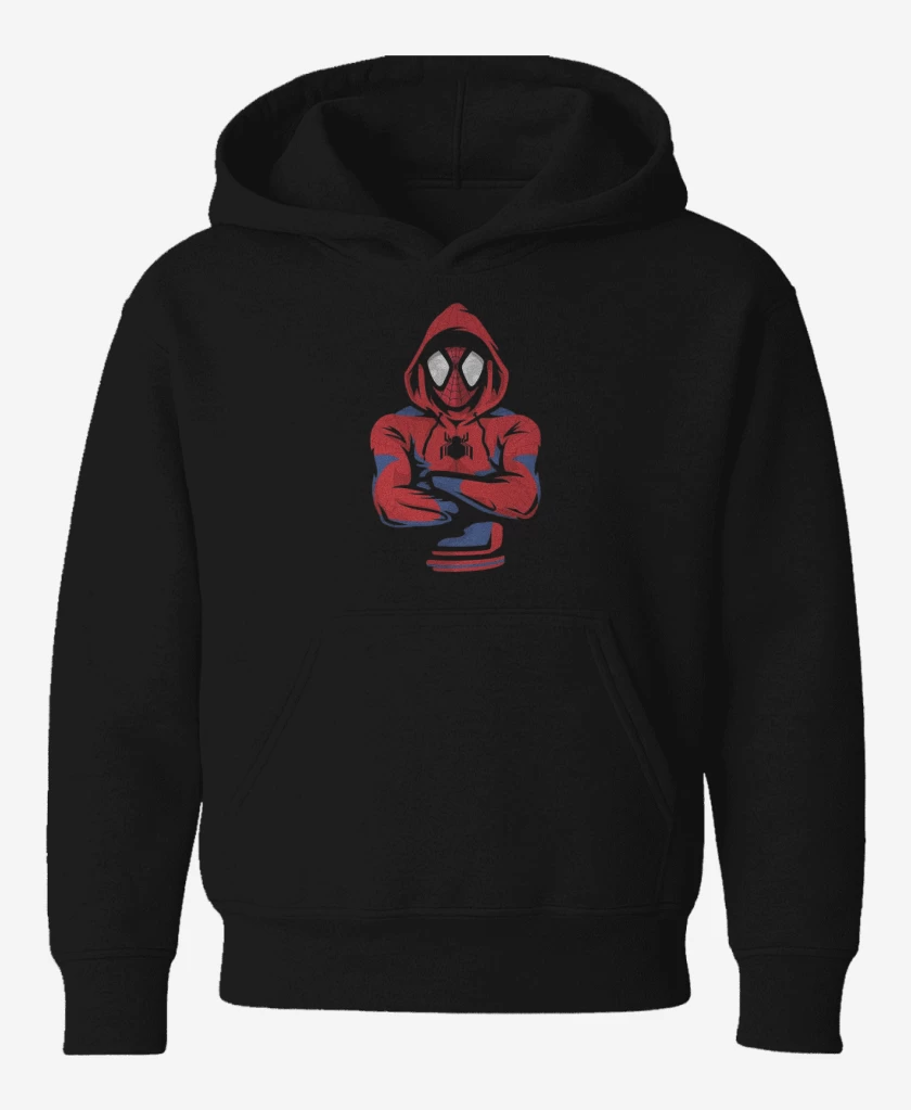 Poleron de niño Negro de Spider Boy 