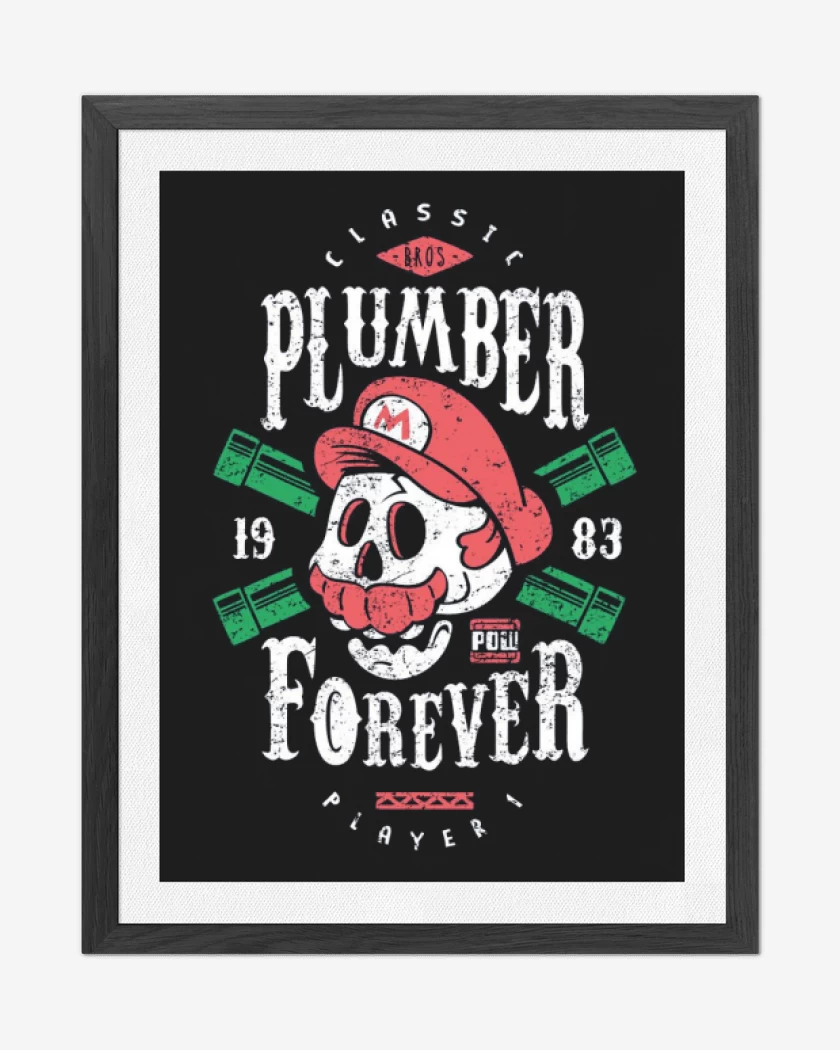 Cuadro decorativo Negro de Plumber Forever