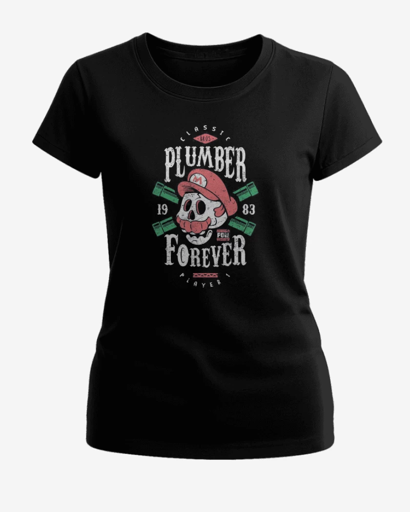 Polera de Mujer Negro de Plumber Forever