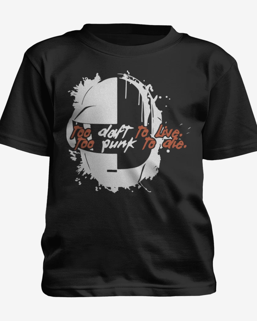 Polera de niño Negro de Too Daft Too Punk