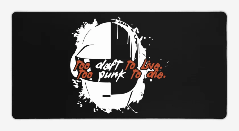Mouse pad Gamer Negro de Too Daft Too Punk