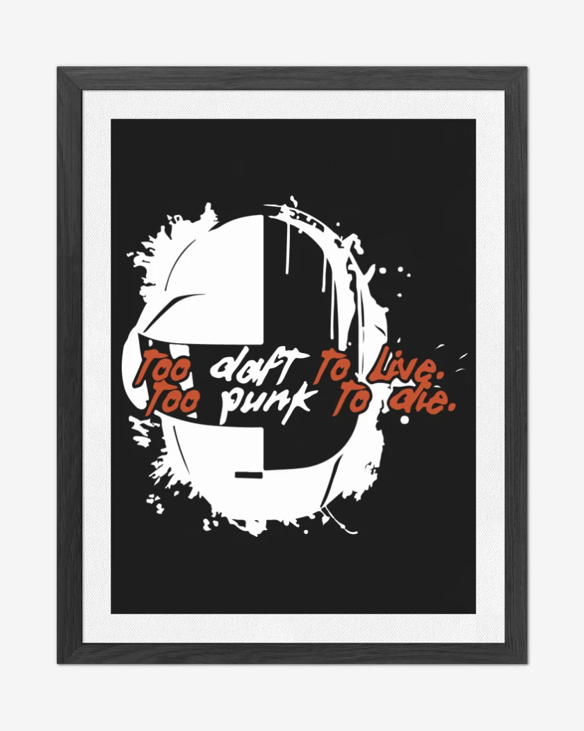 Cuadro decorativo Negro de Too Daft Too Punk