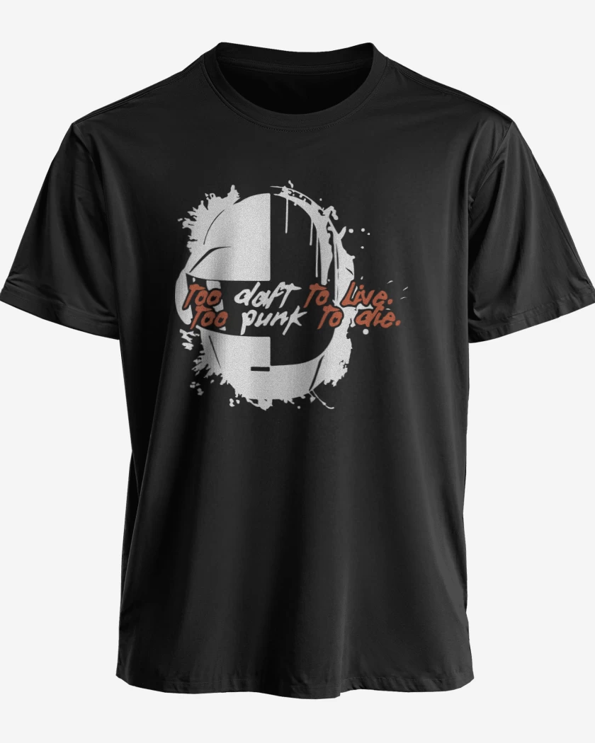 Polera premium Negro de Too Daft Too Punk