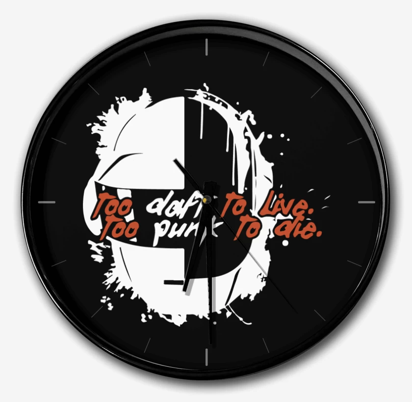 Reloj Negro de Too Daft Too Punk