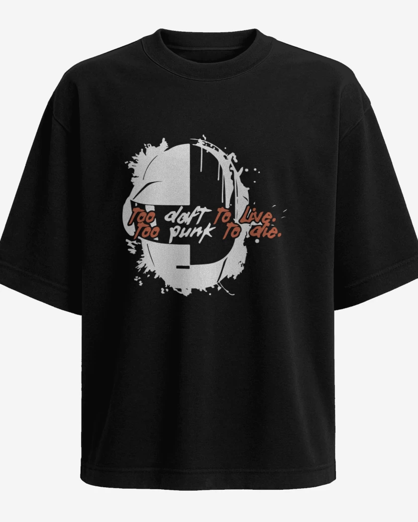 Polera Oversize Too Daft Too Punk