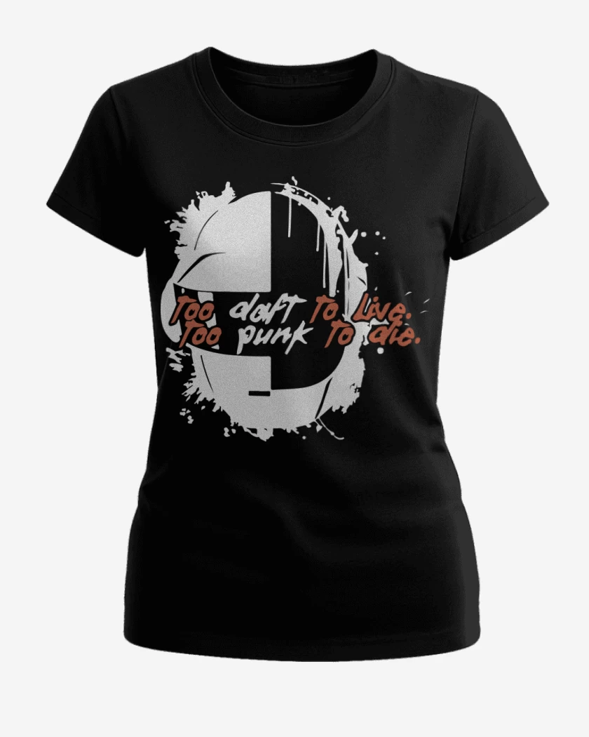 Polera de Mujer Negro de Too Daft Too Punk