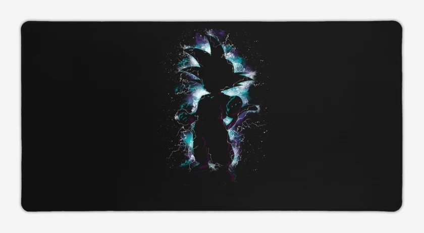 Mouse pad Gamer Negro de Goku Niño