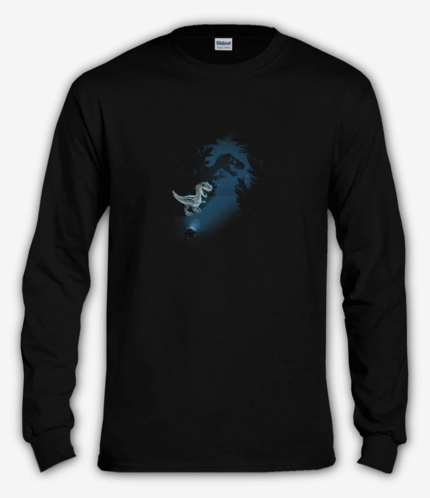 Polera manga larga Negro de Mini Jurassic