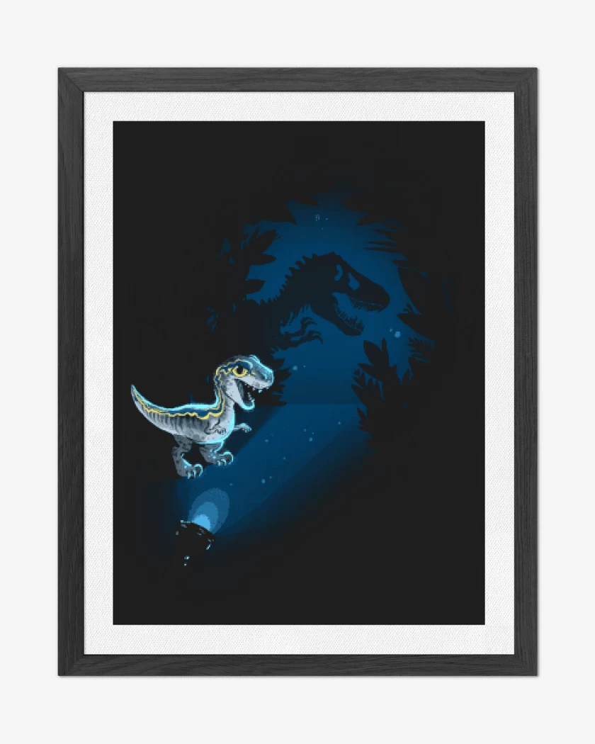 Cuadro decorativo Negro de Mini Jurassic