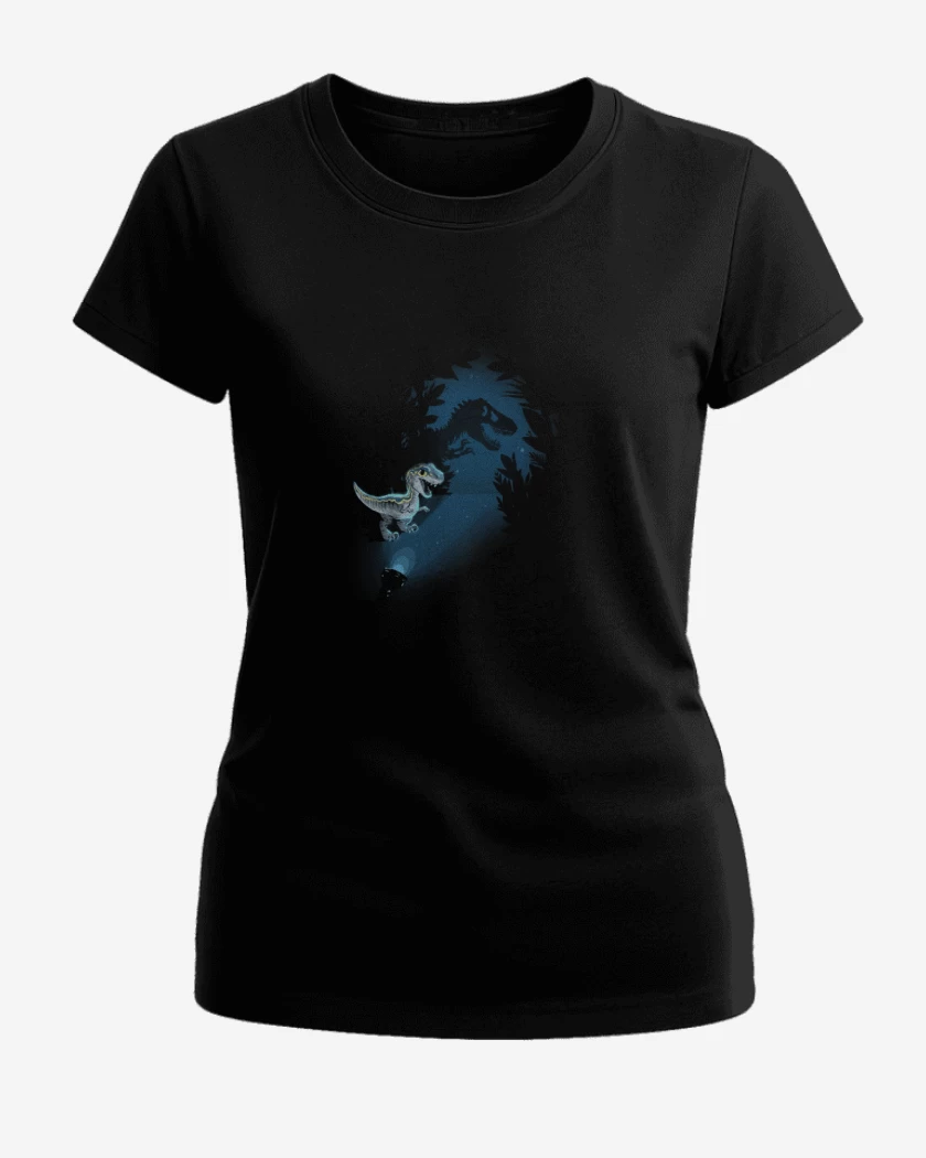 Polera de Mujer Negro de Mini Jurassic
