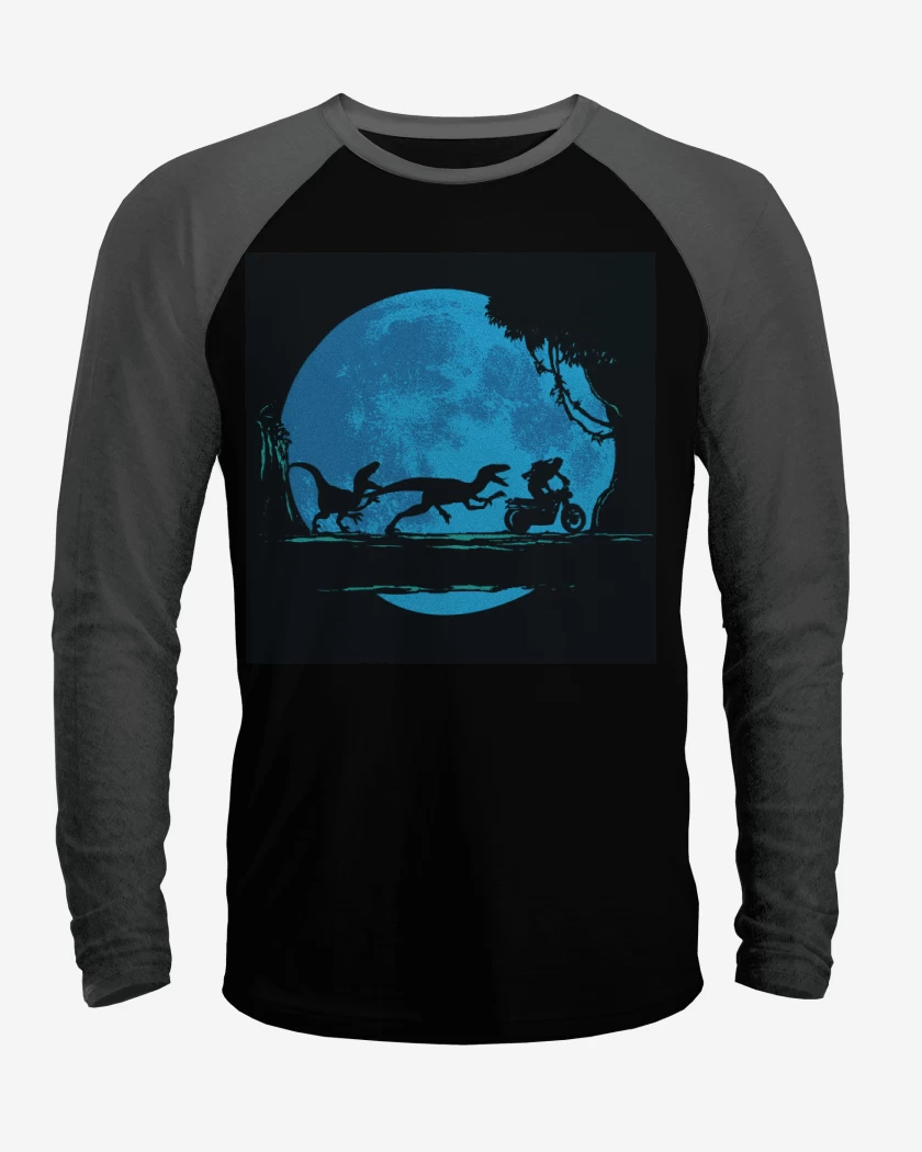 Polera Raglan Jurassic world velociraptor