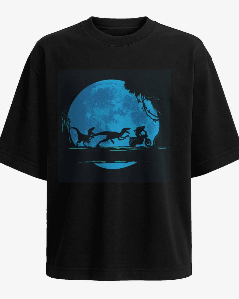 Polera Oversize Jurassic world velociraptor