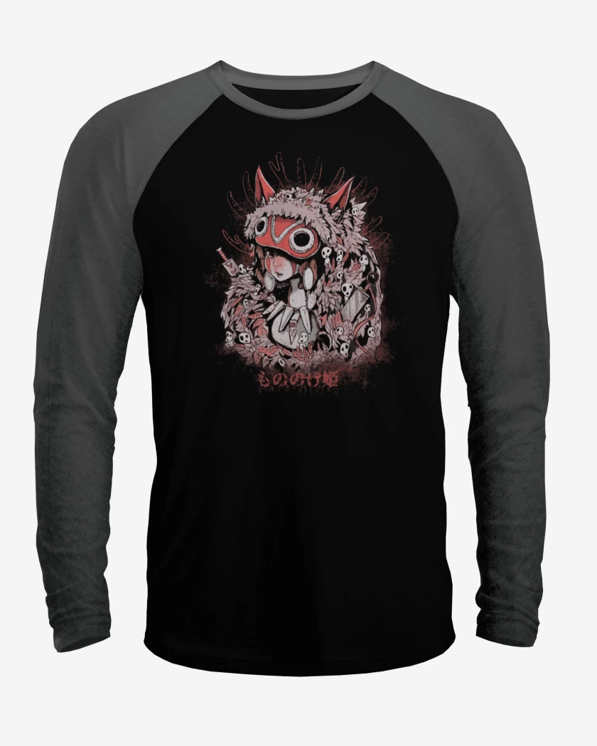 Polera Raglan Princesa mononoke