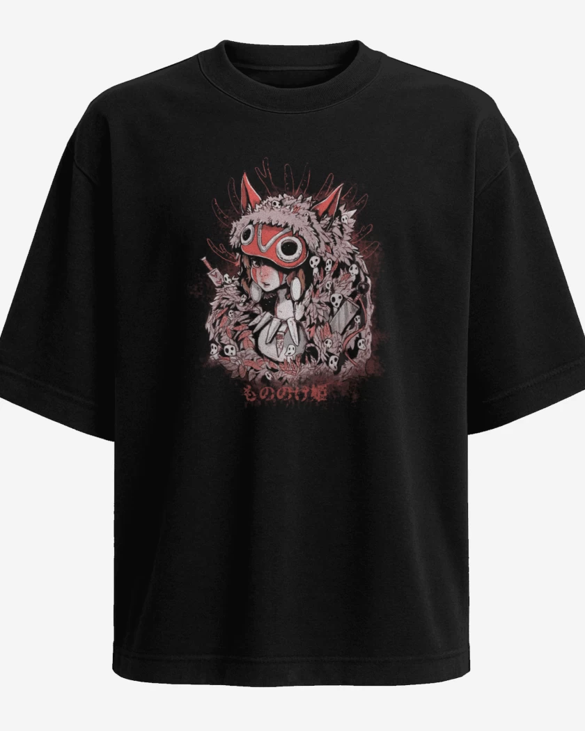 Polera Oversize Princesa mononoke