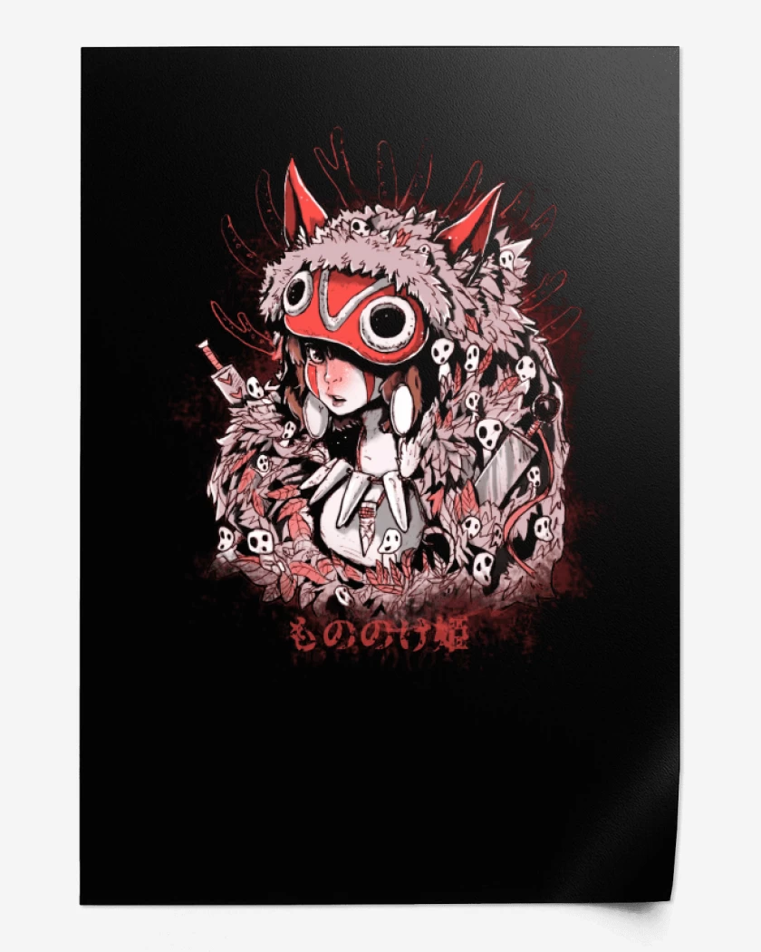 Print Princesa mononoke