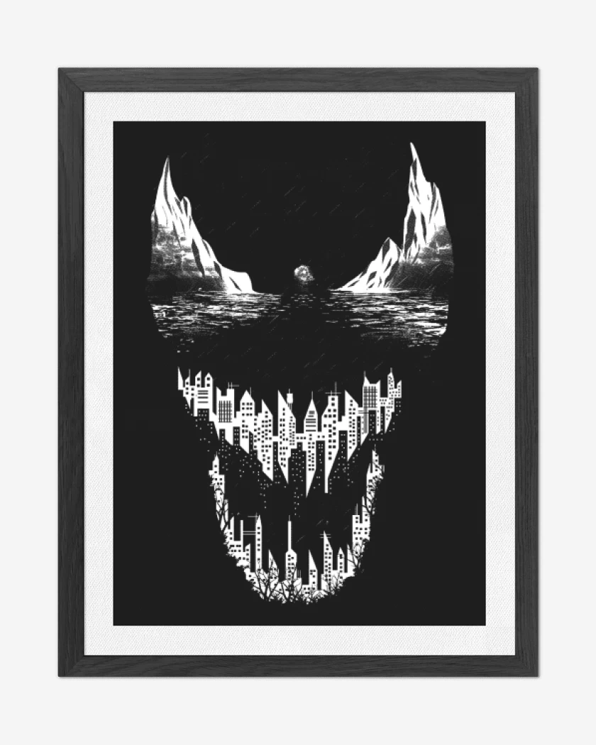 Cuadro decorativo Negro de Venom City