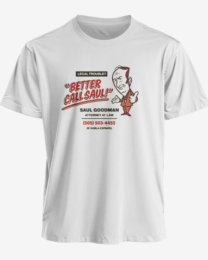 Polera premium Blanco de Saul Goodman 