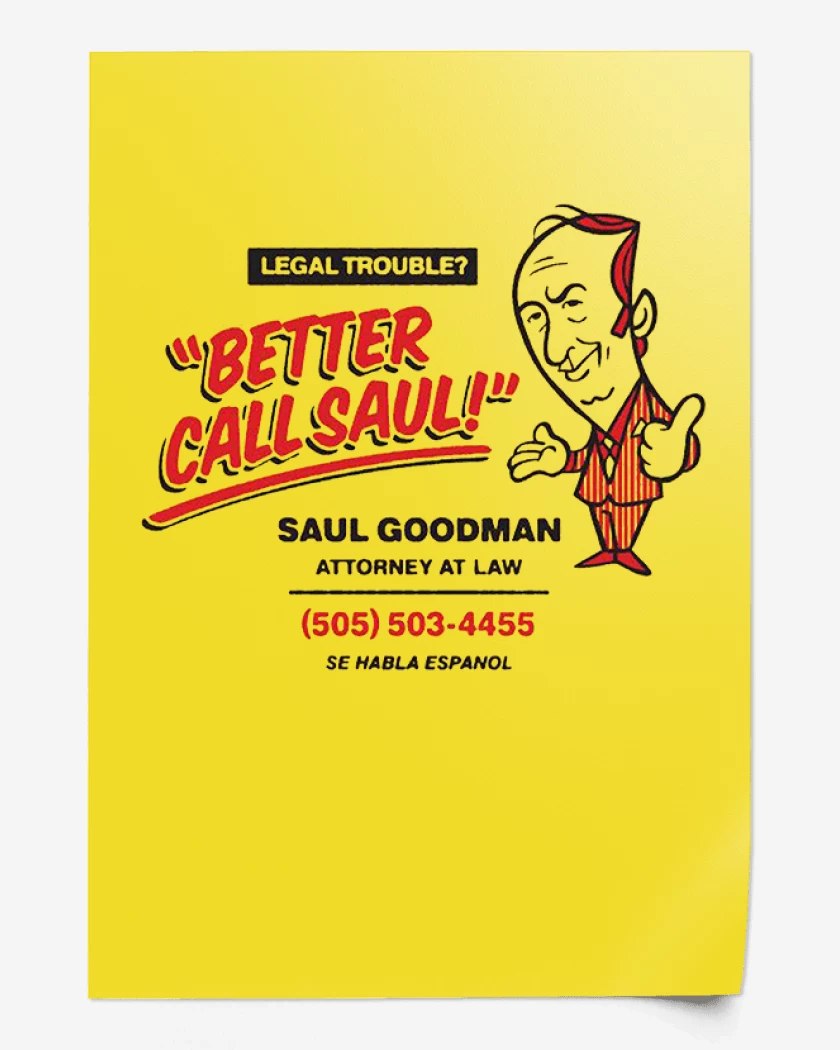 Print Saul Goodman 